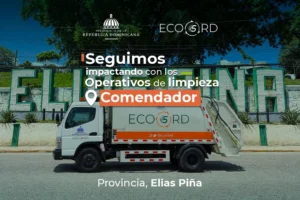 ECO5RD y UGRA realizan operativo de limpieza en Comendador, Elías Piña