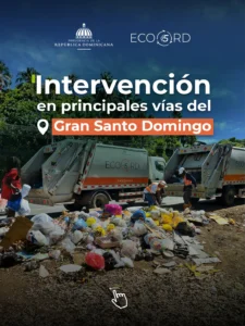 ECO5RD interviene principales corredores viales del Gran Santo Domingo con operativo de limpieza