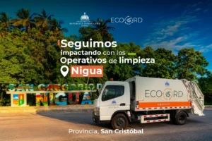 ECO5RD y UGRA inician jornada de limpieza en San Gregorio de Nigua, San Cristóbal