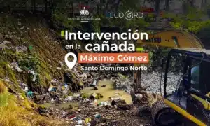 ECO5RD y Alcaldía de Santo Domingo Norte evalúan daños en la cañada Máximo Gómez
